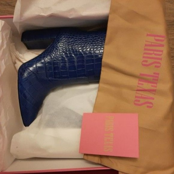 Paris Texas Animal Print Ankle Boots - Picture 2 of 5